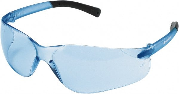 Safety Glass: Scratch-Resistant, Light Blue Lenses, Frameless MPN:BK213