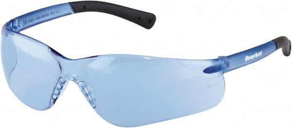 Safety Glass: Scratch-Resistant, Light Blue Lenses, Frameless MPN:BK313