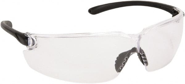 Safety Glass: Uncoated, Polycarbonate, Clear Lenses, Frameless, UV Protection MPN:BL010