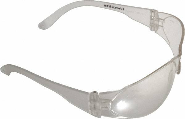 Safety Glasses: Scratch-Resistant, Polycarbonate, Clear Lenses, N/A MPN:CL110