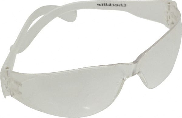 Safety Glass: Anti-Fog & Scratch-Resistant, Polycarbonate, Clear Lenses, Full-Framed, UV Protection MPN:CL110AF