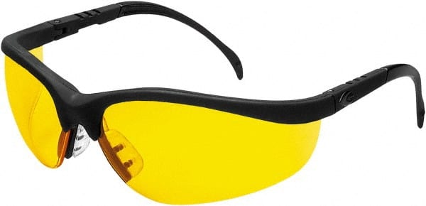 Safety Glass: Anti-Fog & Scratch-Resistant, Amber Lenses, Full-Framed MPN:KD114AF