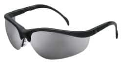 Safety Glass: Scratch-Resistant, Polycarbonate, Silver Mirror Lenses, Full-Framed, UV Protection MPN:KD117