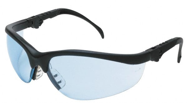 Safety Glass: Scratch-Resistant, Polycarbonate, Gray Lenses, Full-Framed, UV Protection MPN:KD312