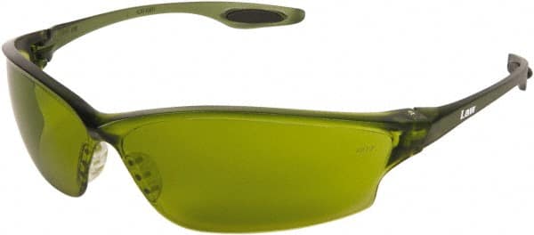 Safety Glass: Scratch-Resistant, Green Lenses, Full-Framed MPN:LW2120