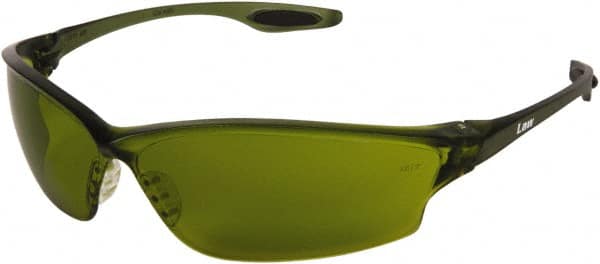 Safety Glass: Scratch-Resistant, Green Lenses, Full-Framed MPN:LW2130