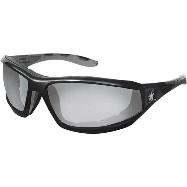 Safety Glass: Anti-Fog & Scratch-Resistant, Polycarbonate, Clear Mirror Lenses, Full-Framed, UV Protection MPN:RP219DC