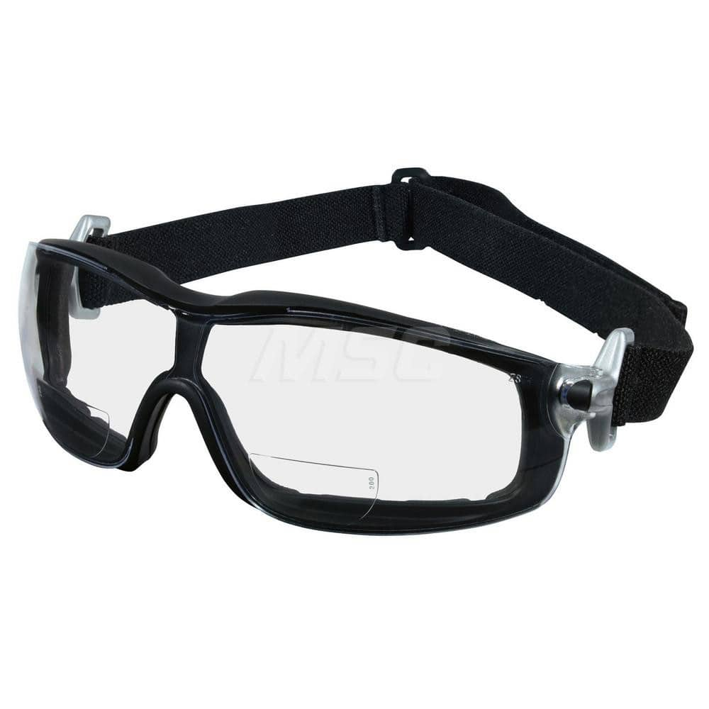 Magnifying Safety Glasses: +2, Clear Lenses, Scratch Resistant MPN:RTH20AF