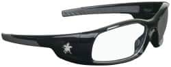 Safety Glass: Scratch-Resistant, Clear Lenses, Full-Framed, UV Protection MPN:SR110