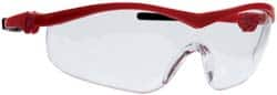 Safety Glass: Scratch-Resistant, Polycarbonate, Clear Lenses, Full-Framed, UV Protection MPN:ST130