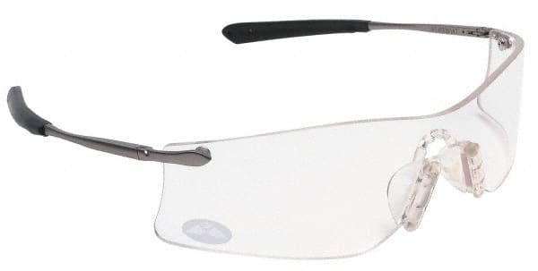 Safety Glass: Anti-Fog & Scratch-Resistant, Polycarbonate, Clear Lenses, Frameless, UV Protection MPN:T4110AF