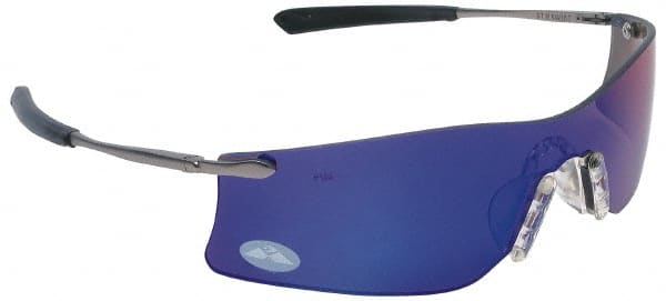 Safety Glass: Scratch-Resistant, Polycarbonate, Emerald Lenses, Frameless, UV Protection MPN:T411G