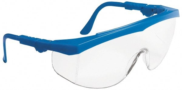 Safety Glass: Scratch-Resistant, Polycarbonate, Clear Lenses, Full-Framed, UV Protection MPN:TK120