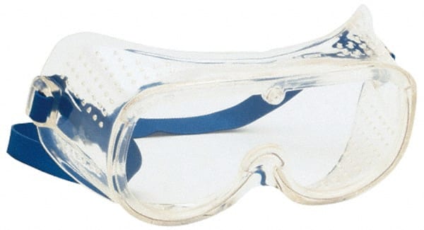 Safety Goggles: Scratch-Resistant, Clear Polycarbonate Lenses MPN:2120