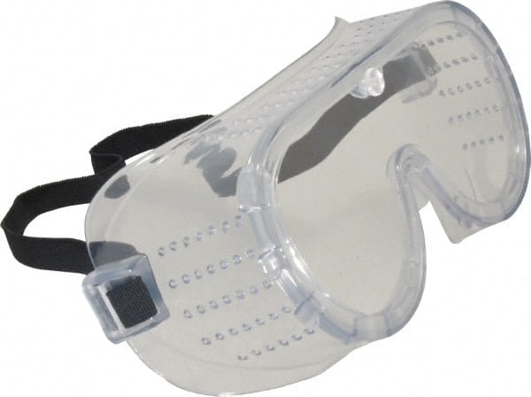 Safety Goggles: Scratch-Resistant, Clear Polycarbonate Lenses MPN:2220