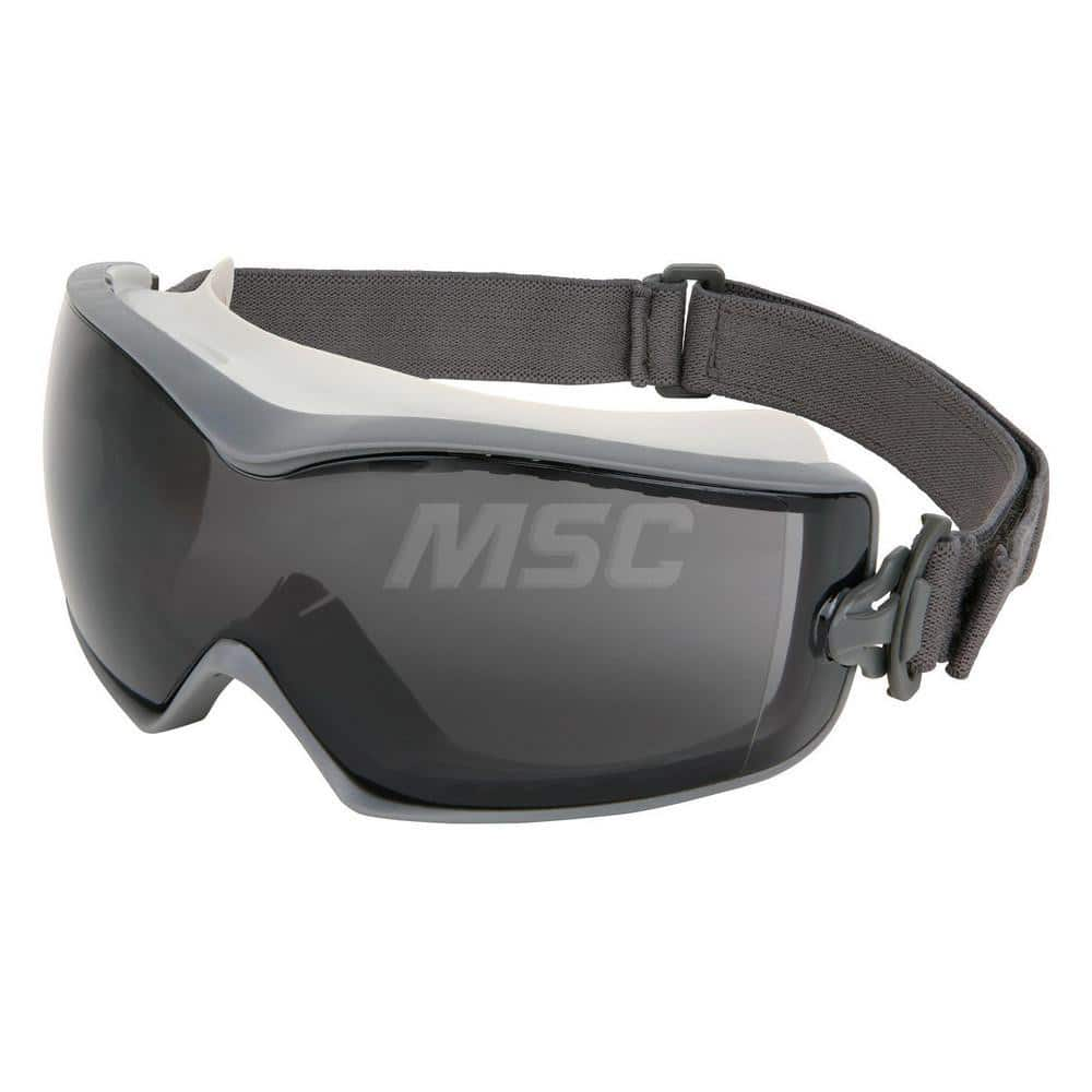 Safety Goggles: Chemical Splash Dust & Particulates, Anti-Fog, Gray Polycarbonate Lenses MPN:HB1212AF