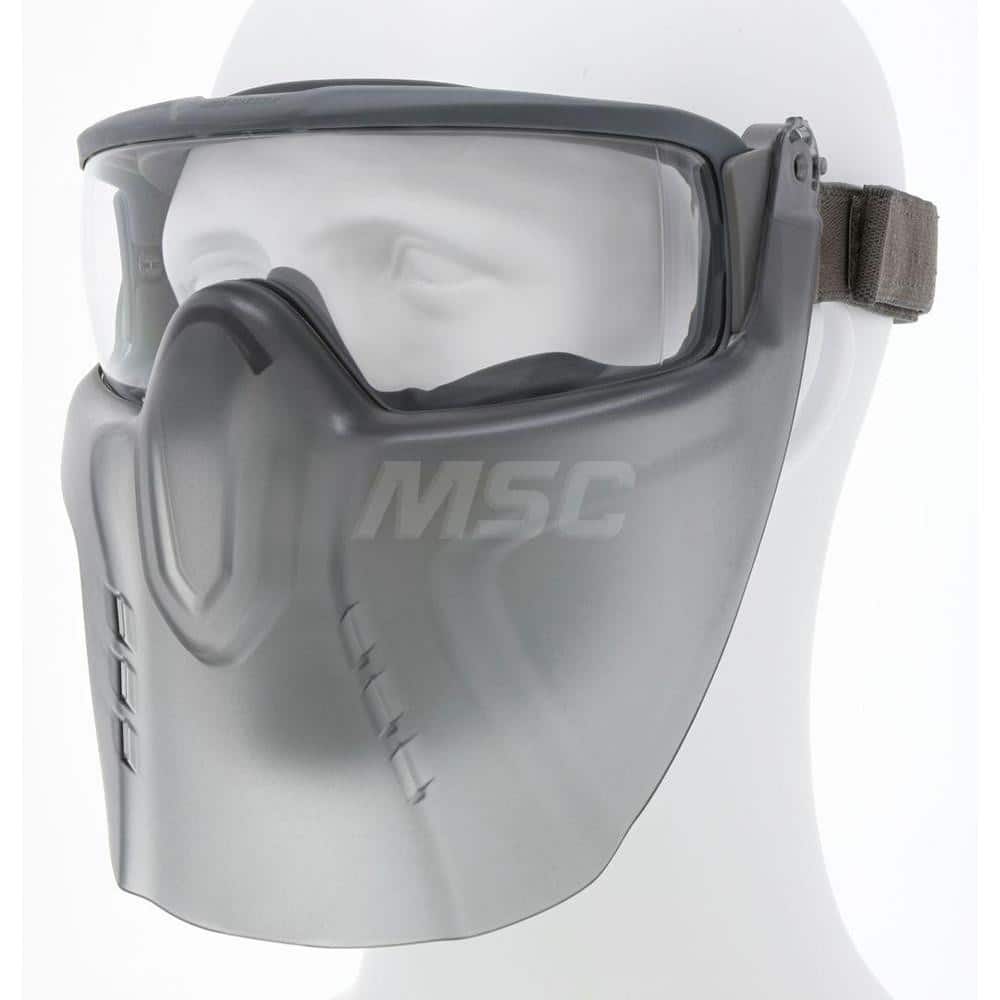 Safety Goggles: Chemical Splash Dust & Particulates, Anti-Fog, Clear Polycarbonate Lenses MPN:HB4S110AF