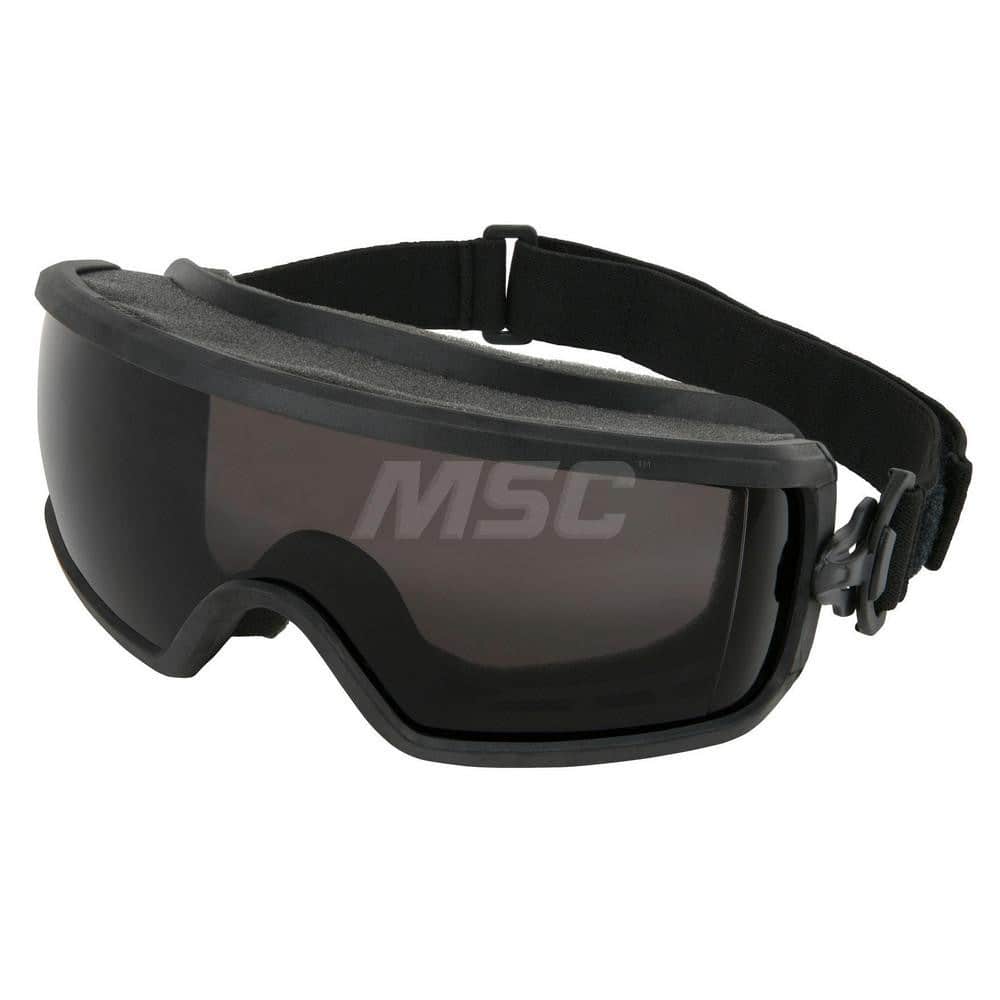 Safety Goggles: Debris Dust & Impact, Anti-Fog, Gray Polycarbonate Lenses MPN:PD1212PF