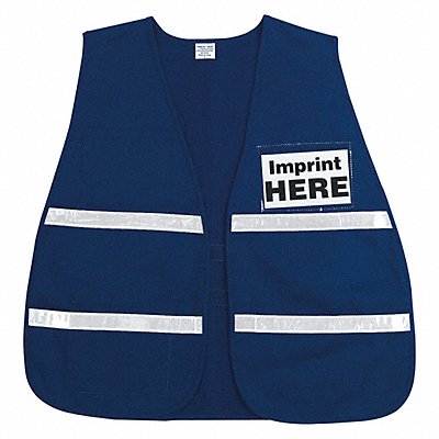 Incident Vest Blue White Reflective MPN:ICV203