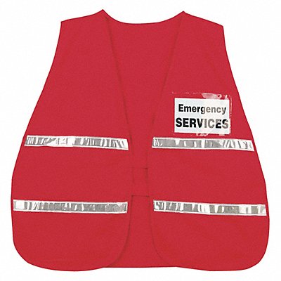 Incident Vest Red White Reflective MPN:ICV204