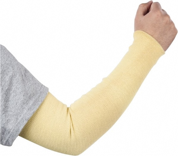 Cut-Resistant Sleeves: Size Universal, Kevlar, Yellow MPN:9378E