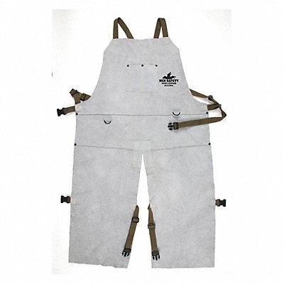 Leather Welding Bib Apron Split Leg 24X MPN:38242MW