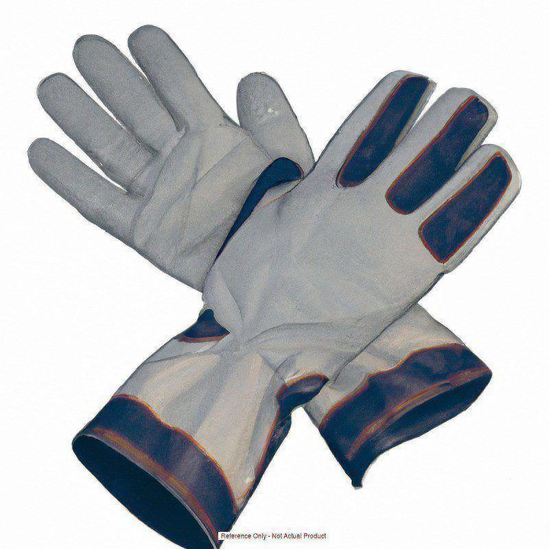 Welding Leather Glove Gray/Gold M PK12 MPN:49751M