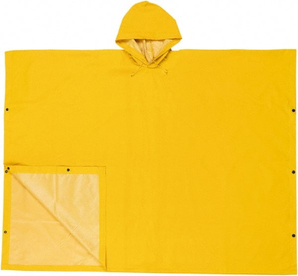 Rain Poncho: Yellow, Polyester MPN:2000