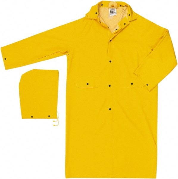Rain Jacket: Size Large, Yellow, Polyester MPN:230CL
