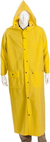 Rain Jacket: Size 4X-Large, Yellow, Polyester MPN:260CX4