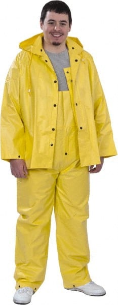 Suit with Pants: Size L, Yellow, Nylon & PVC MPN:3003L