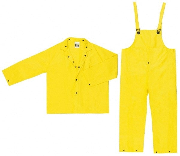 Suit with Pants: Size S, Yellow, Nylon & PVC MPN:3003S