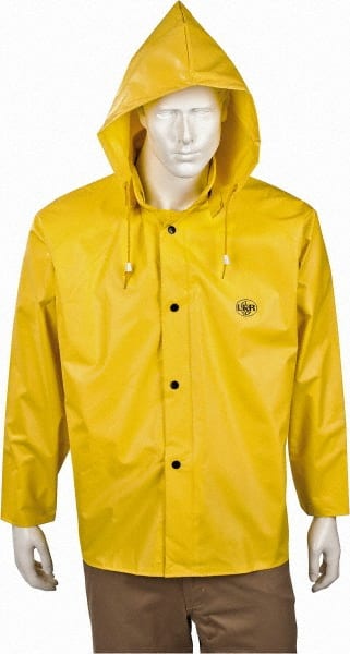 Rain Jacket: Size Medium, Yellow, Polyester MPN:300JM