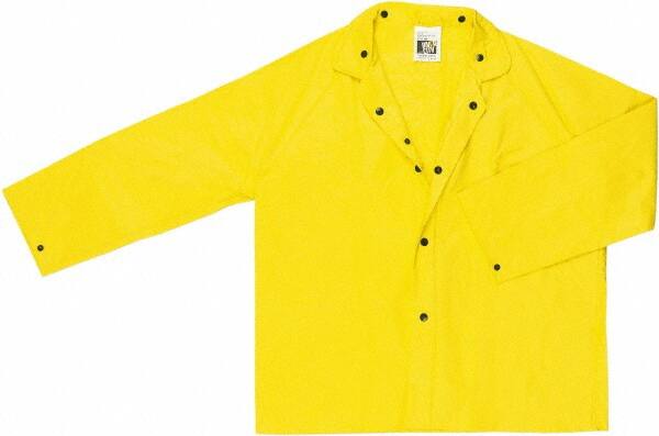 Rain Jacket: Size 3X-Large, Yellow, Polyester MPN:300JX3