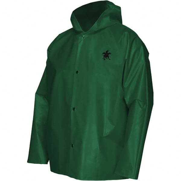 Rain Jacket: Size Large, Green, Nylon MPN:568JHL