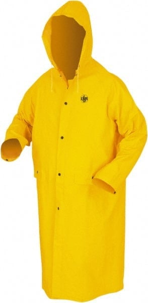 Rain Jacket: Size Large, Yellow, Polyester MPN:FR200CL