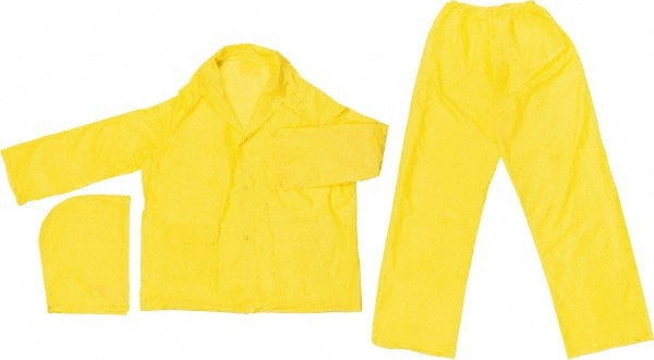 Suit with Pants: Size L, Yellow, PVC MPN:O503L