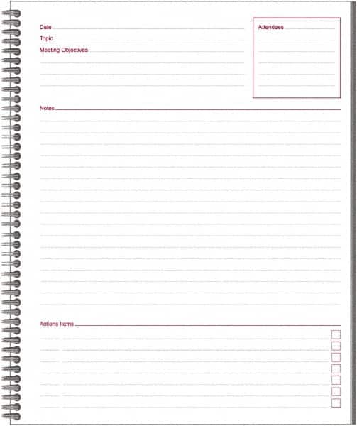 Business Notebook: 80 Sheets MPN:MEA06132