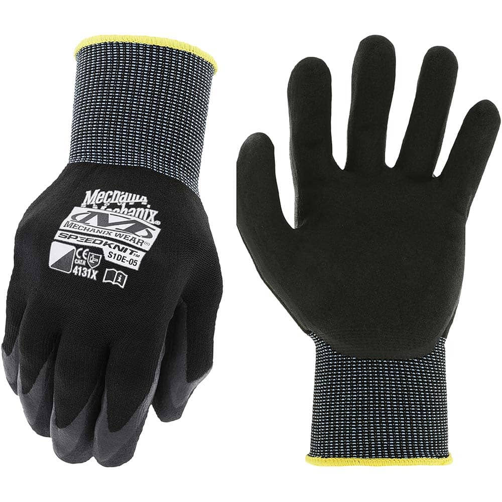 General Purpose Work Gloves: Small & Medium, Nylon, Polyester & Micro Foam MPN:S1DE-05-500