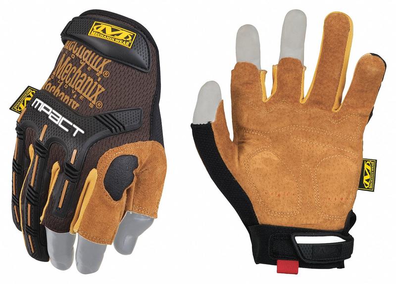 Mechanics Gloves Brown 9 PR MPN:LFR-75-009