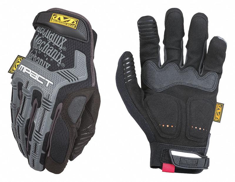 Mechanics Gloves Black/Gray 8 PR MPN:MPT-58-008