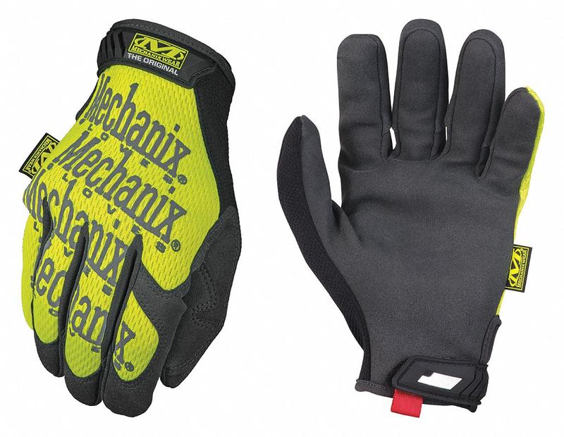 H3986 Mechanics Gloves Hi-Vis Yellow 8 PR MPN:SMG-91-008