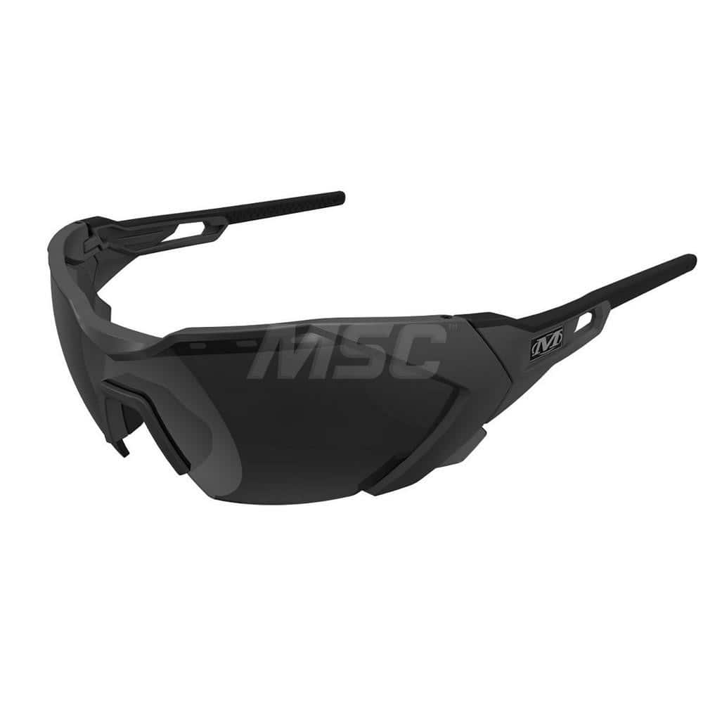 Safety Glasses: Anti-Fog & Scratch-Resistant, Polycarbonate, Smoke Lenses, N/A MPN:VES-20AK-PU