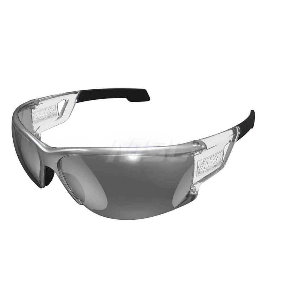 Safety Glass: Anti-Fog & Scratch-Resistant, Polycarbonate, Smoke Lenses, Full-Framed MPN:VNS-11AD-PU