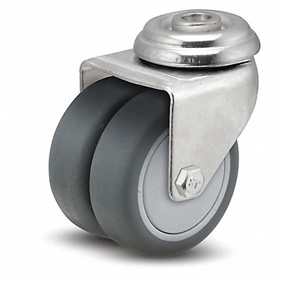 Bolt-Hole Caster Swivel 3 Wheel Dia MPN:DW03TPP100SWHK01