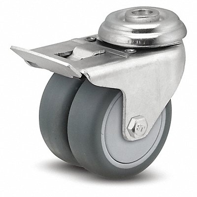 Bolt-Hole Caster Swivel 3 Wheel Dia MPN:DW03TPP100TLHK01