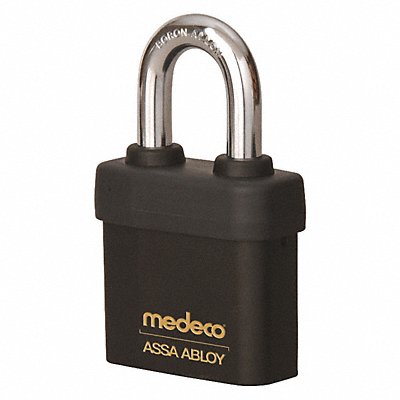 Keyed Padlock 7/16 in Square Black MPN:5471500-T-26-DL-P