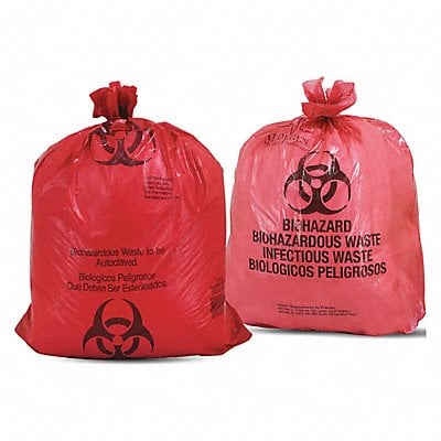 Biohazard Bag 31x41 1.1mL Red PK250 MPN:47-55