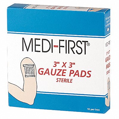 Gauze Pad Cotton Blend Gauze PK10 MPN:61212