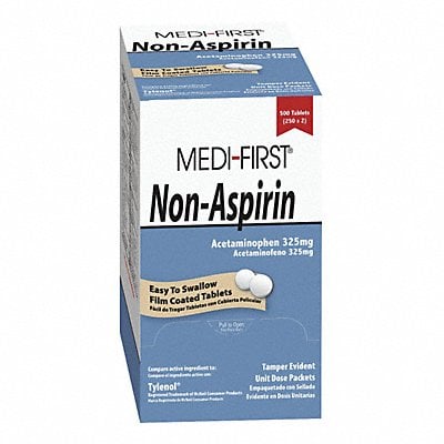 Non-Aspirin Pain Relief Tablet PK500 MPN:80313